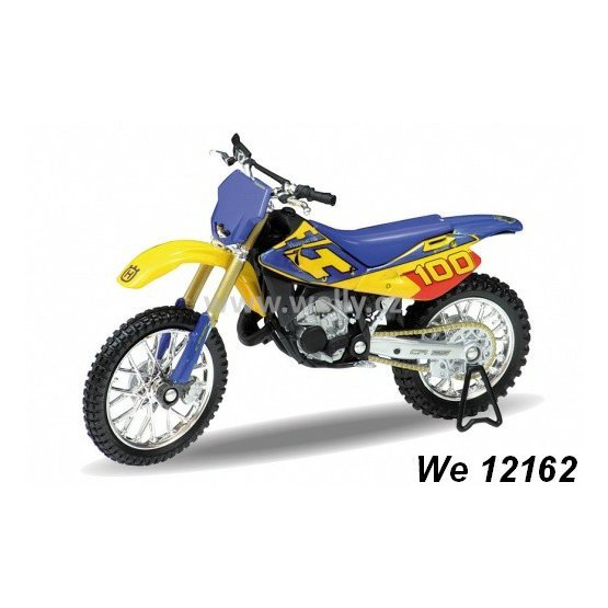 Welly 1:18 Husqvarna CR 125 (yellow) - code Welly 12162, model motocyklu