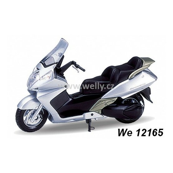 Welly 1:18 Honda Silver Wing (silver) - code Welly 12165, model motocyklu