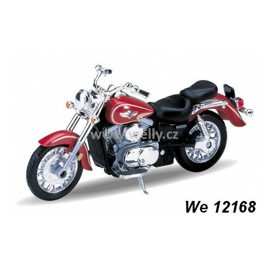 Welly 1:18 Kawasaki 2002 Vulcan 1500 Classic (red) - code Welly 12168, model motocyklu