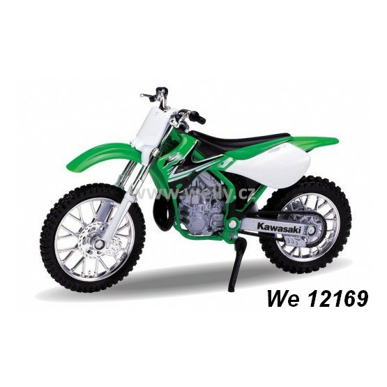 Welly 1:18 Kawasaki 2002 KX 250 (green) - code Welly 12169, model motocyklu