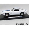 Welly 1:18 Pontiac 1972 Firebird Trans Am (white + blue) - code Welly 12566, modely aut