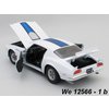 Welly Pontiac 1972 Firebird Trans Am (white + blue) - code Welly 12566, modely aut