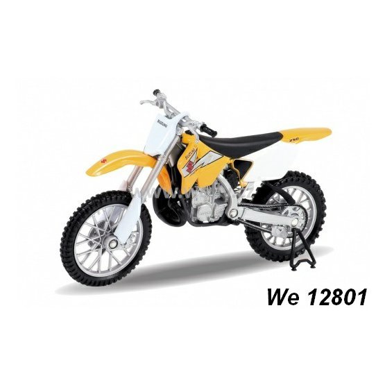 Welly 1:18 Suzuki RM 250 (yellow) - code Welly 12801, model motocyklu