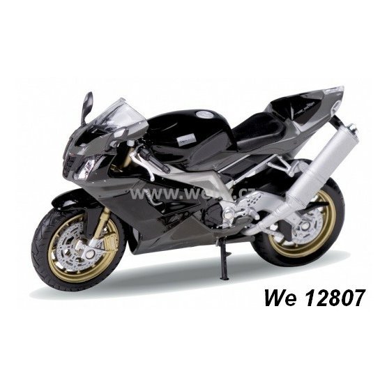 Welly 1:18 Aprilia RSV 1000 R Factory (black) - code Welly 12807, model motocyklu