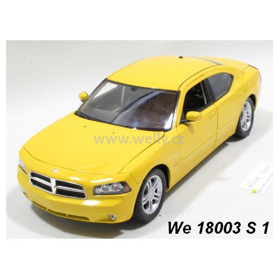 Welly 1:18 Dodge 2006 Charger R/T (yellow) - code Welly 18003S, modely aut