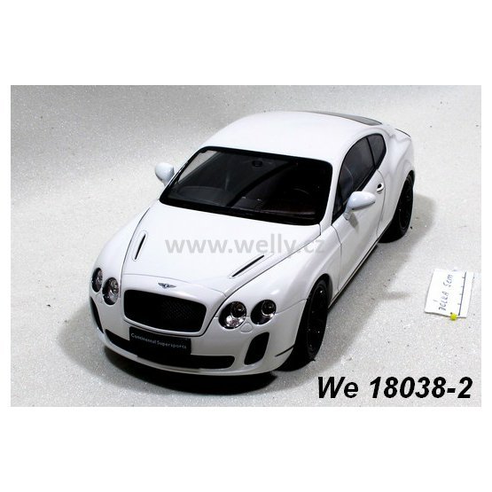 Welly 1:18 Bentley Continental Supersports (white) - code Welly 18038, modely aut