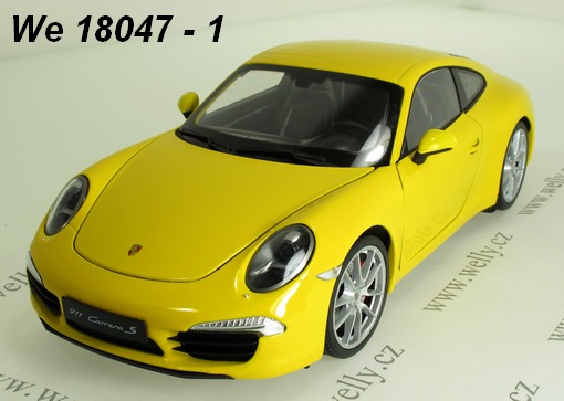 Welly　1/18　Porsche 911 (991) Carrera S　ホワイト