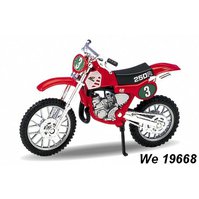 Welly 1:18 Honda CR 250 R (red) - code Welly 19668, ukončena výroba
