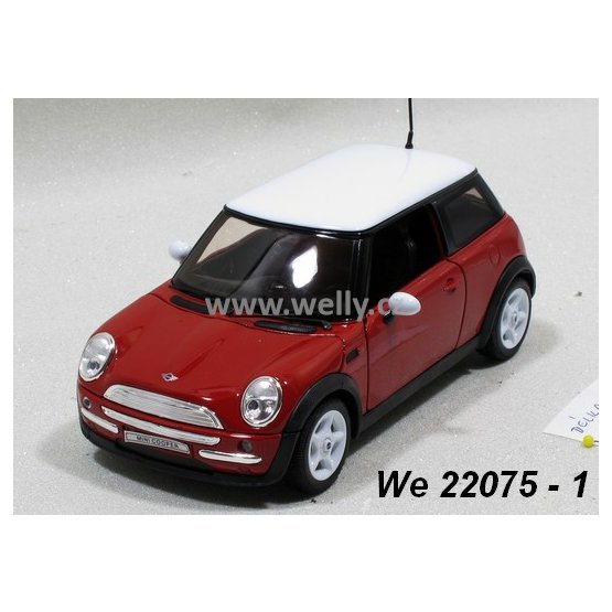 Welly 1:24 Mini Cooper (red) - code Welly 22075, modely aut