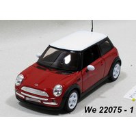 Welly 1:24 MOQ Mini Cooper (red) - code Welly 22075, modely aut