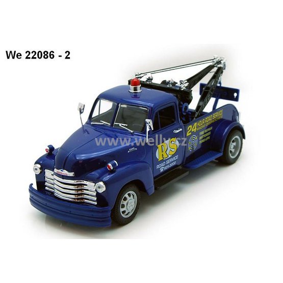 Welly 1:24 Chevrolet 1953 Tow Truck (blue) - code Welly 22086, modely aut