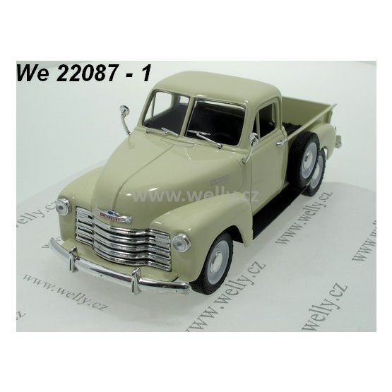 Welly 1:24 Chevrolet 1953 Pick Up 3100 (cream) - code Welly 22087, modely aut