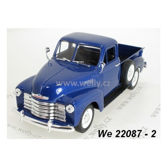 Welly 1:24 Chevrolet 1953 Pick Up 3100 (blue) - code Welly 22087, modely aut