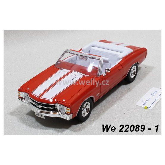 Welly 1:24 Chevrolet 1971 Chevelle SS 454 (orange) - code Welly 22089, modely aut