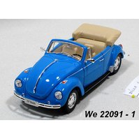 Welly 1:24 VW Beetle old Convertible (light blue) - code Welly 22091, modely aut
