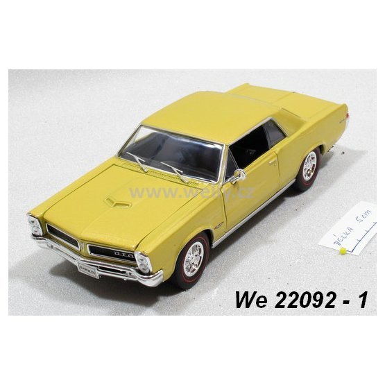 Welly 1:24 Pontiac 1965 GTO (gold) - code Welly 22092, modely aut