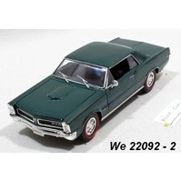 Welly 1:24 MOQ Pontiac 1965 GTO (dark green) - code Welly 22092, modely aut