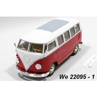 Welly 1:24 VW 1963 T1 Bus (light red) - code Welly 22095, modely aut