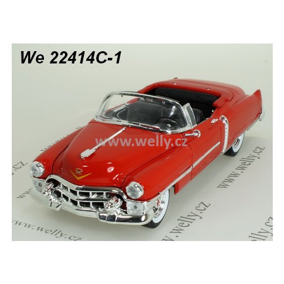 Welly 1:24 Cadillac 1953 Eldorado convetible (red) - code Welly 22414C, modely aut