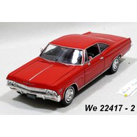 Welly 1:24 Chevrolet 1965 Impala SS 396 (red) - code Welly 22417, modely aut
