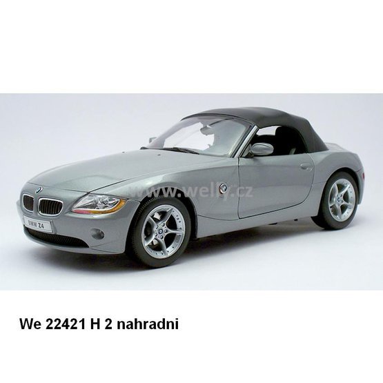 Welly 1:24 BMW Z4 soft-top (graphite) - code Welly 22421H, modely aut