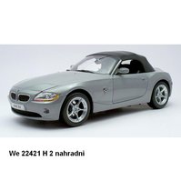 Welly 1:24 MOQ BMW Z4 soft-top (silver grey) - code Welly 22421H, modely aut