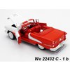 Welly Oldsmobile 1955 Super 88 (red + white) - code Welly 22432C, modely aut