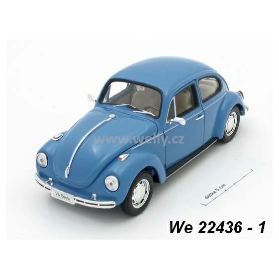 Welly 1:24 Volkswagen Beetle (blue) - code Welly 22436, modely aut