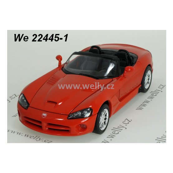 Welly 1:24 Dodge 2003 Viper SRT-10 (red) - code Welly 22445, modely aut