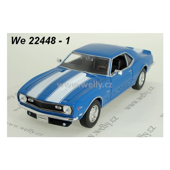 Welly 1:24 Chevrolet 1968 Camaro Z28 (blue) - code Welly 22448, modely aut