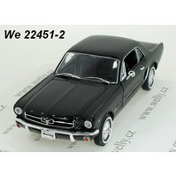 Welly 1:24 Ford 1964-1/2 Mustang Coupe (black) - code Welly 22451, modely aut