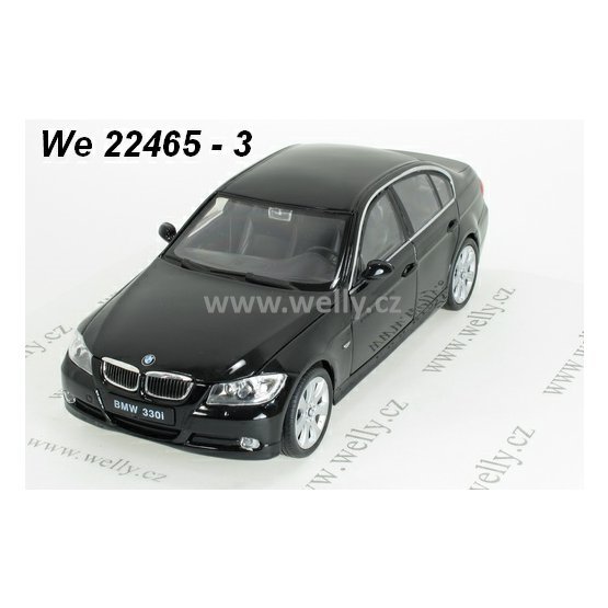Welly 1:24 BMW 330i (black) - code Welly 22465, modely aut
