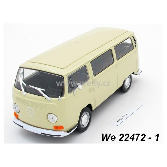 Welly 1:24 Volkswagen 1972 Bus T2 (cream) - code Welly 22472, modely aut