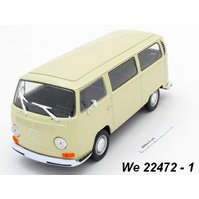 Welly 1:24 MOQ Volkswagen 1972 Bus T2 (beige) - code Welly 22472, modely aut