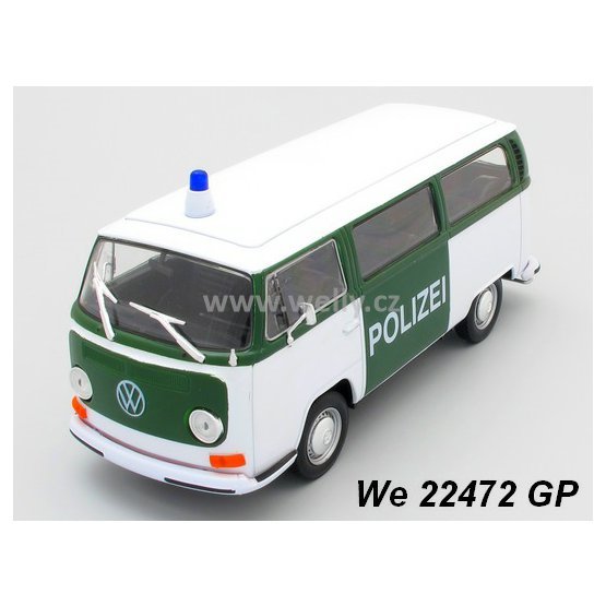 Welly 1:24 VW 1972 Bus T2 (Polizei) - code Welly 22472 GP, modely aut