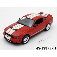 Welly 1:24 MOQ Ford Shelby 2007 Cobra GT 500 (red) - code Welly 22473, modely aut