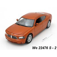 Welly 1:24 MOQ Dodge 2006 Charger R/T (metallic orange) - code Welly 22476S