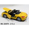 Welly Porsche Boxster S convert. (yellow) - code Welly 22479C, modely aut