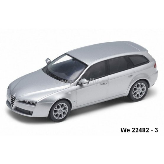 Welly 1:24 Alfa 159 Sportwagon (silver) - code Welly 22482, modely aut