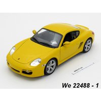 Welly 1:24 MOQ Porsche Cayman S (yellow) - code Welly 22488, modely aut