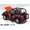 Jeep 2007 Wrangler Rubicon Convertible (red) - code Welly 22489, modely aut