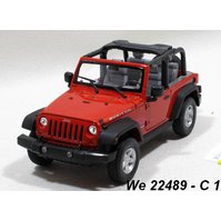 Welly 1:24 Jeep 2007 Wrangler Rubicon Convertible (red) - code Welly 22489C, modely aut