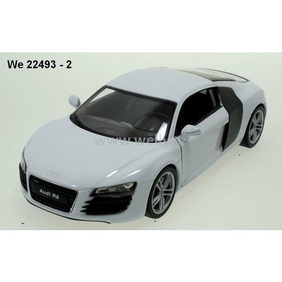 Welly 1:24 Audi R8 (white) - code Welly 22493, modely aut