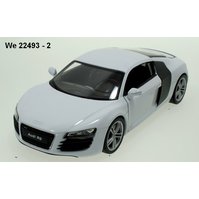 Welly 1:24 MOQ Audi R8 (white) - code Welly 22493, modely aut