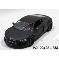Welly 1:24 MOQ Audi R8 (mat black) - code Welly 22493MA, modely aut