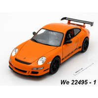 Welly 1:24 Porsche 911 (997) GT3 RS (orange car + black) - code Welly 22495, modely aut