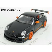 Welly 1:24 Porsche 911 (997) GT3 RS (black car + orange) - code Welly 22495, modely aut