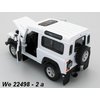 Welly Land Rover Defender (white) - code Welly 22498, modely aut