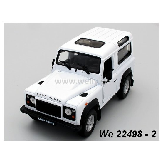 Welly 1:24 Land Rover Defender (white) - code Welly 22498, modely aut