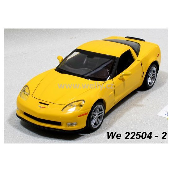 Welly 1:24 Chevrolet 2007 Corvette Z06 (yellow) - code Welly 22504, modely aut